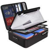 Fireproof & Water-Resistant Document Organizer