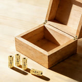 Fukaisu Premium 180° Invisible Brass Barrel Hinges (8-Piece Set)