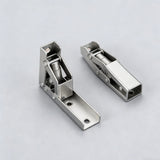 STRFNEXUS Heavy-Duty Nickel-Plated Concealed Cabinet Door Hinges