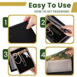 BARGIFTS Hidden Picture Frame Vault with Storage Hooks