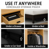 2-Pack Diversion Safe Bags | Adhesive Hidden Valuables Pouches