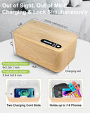 ySky Woodgrain Digital Time-Lock Habit Box
