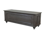 Hope Chest Bench with Locking Gun Concealment – Grey