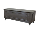 Hope Chest Bench with Locking Gun Concealment – Grey