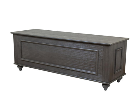Hope Chest Bench with Locking Gun Concealment – Grey