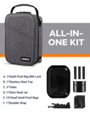 Smell Proof Stash Box – Dark Grey, Combo Lock