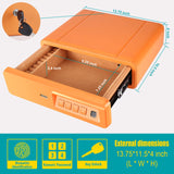 Leather Wrapped Jewelry Storage Safe - Secret Stashing - Concealment Furniture, Diversion Safes, Home Security Safes