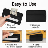 2-Pack Diversion Safe Bags | Adhesive Hidden Valuables Pouches