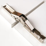 STRFNEXUS Heavy-Duty Nickel-Plated Concealed Cabinet Door Hinges