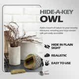 Owl Hide-A-Key Outdoor, Waterproof Hidden Key Holder