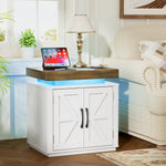 Farmhouse Nightstand with Secret Drawer (Concealment Furniture)
