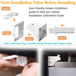 Adhesive Magnetic Cabinet Locks for Baby Safety (8 Locks, 2 Keys)