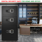 Extra Large Home Safe Fireproof Waterproof with 3 Doors - Secret Stashing - Concealment Furniture, Diversion Safes, Home Security Safes