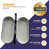 Secret Stash Double-Sided Hard Shell Eyeglass Case Diversion Safe