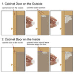 Adhesive Magnetic Cabinet Locks for Baby Safety (8 Locks, 2 Keys)