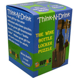 Wine Bottle Puzzle Lock – Wooden Brain Teaser Gift