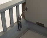 Entryway Bench with Locking Gun Concealment – Grey