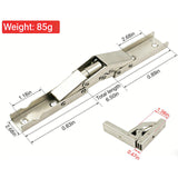 STRFNEXUS Heavy-Duty Nickel-Plated Concealed Cabinet Door Hinges