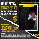 Anti Theft, Pickpocket Proof, Travel Pocket Underwear