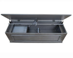 Hope Chest Bench with Locking Gun Concealment – Grey