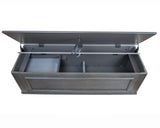 Hope Chest Bench with Locking Gun Concealment – Grey