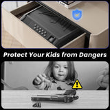 Biometric Portable Gun Safe with LCD