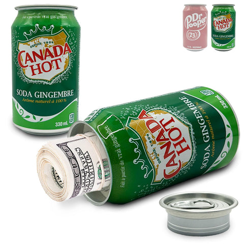 Soda Can Diversion Safe | Realistic Hidden Stash for Cash & Keys