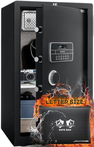 Extra Large Safe Box with Big Fireproof Waterproof Safe Bag - Secret Stashing - Concealment Furniture, Diversion Safes, Home Security Safes