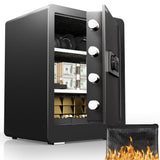 DAYI Heavy-Duty Digital Home Safe with Fireproof Document Bag