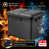 DocSafe Fireproof, Waterproof Storage Ottoman with Lock