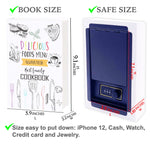 CookBook Diversion Book Safe with Real Pages with a Combination Lock - Secret Stashing - Concealment Furniture, Diversion Safes, Home Security Safes
