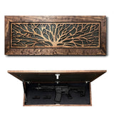 Large Hidden Wall Gun Safe – Handcrafted Wood Concealment