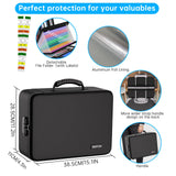 Fireproof & Water-Resistant Document Organizer