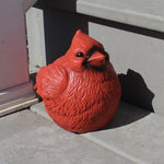 Cardinal Garden Statue Hide-A-Key | Outdoor Spare Key Holder
