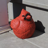 Cardinal Garden Statue Hide-A-Key | Outdoor Spare Key Holder