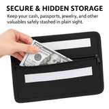 2-Pack Diversion Safe Bags | Adhesive Hidden Valuables Pouches