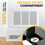 Hidden Wall Safe with Real Air Vent Cover – Combo Lock