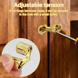 Fukaisu Premium 180° Invisible Brass Barrel Hinges (8-Piece Set)
