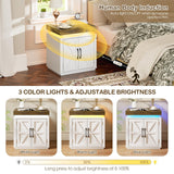 Farmhouse Nightstand with Secret Drawer (Concealment Furniture)