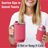asobu Duplex – Insulated Travel Mug & Can Cooler in One