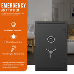 Biometric Fingerprint Fireproof Safe Box - Secret Stashing - Concealment Furniture, Diversion Safes, Home Security Safes