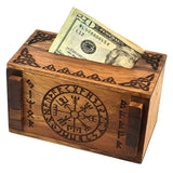 Viking Secret Puzzle Box – Hidden Money & Gift Card Holder