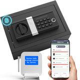 Smart Home Safe – WiFi App Lock, Voice Command, Anti-Theft