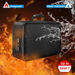 Fireproof Document Bag with Lock – Black