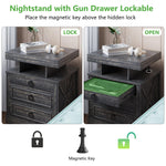 Smart Nightstand with Hidden Compartment (Concealment Furniture)
