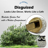 Owl Hide-A-Key Outdoor, Waterproof Hidden Key Holder