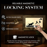 Hunting Dog Gun Concealment Cabinet – Hidden Wall Gun Storage