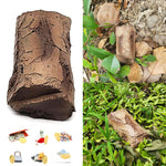 Faux Wood Hide-A-Key Log | Weatherproof Hidden Key Holder