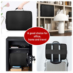 Fireproof Document Bag with Lock – Black