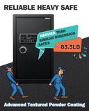 Extra Large Safe Box with Big Fireproof Waterproof Safe Bag - Secret Stashing - Concealment Furniture, Diversion Safes, Home Security Safes